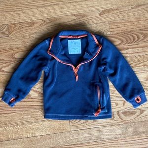 Mini Boden Pull Over Fleece, 2/3Y
